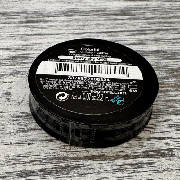 Sephora Glitter Eyeshadow Starry Sky #55 - Brand New & Sealed - .07oz/2.2g - Picture 4 of 4